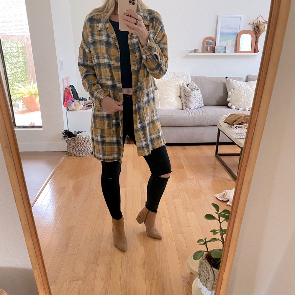 Carly Jean Plaid Jacket